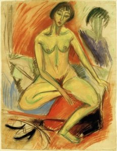 Desnudo femenino sentado