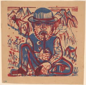 Campesino fumando