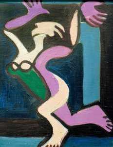 Mujer desnuda bailando, Gret Palucca de Ernst Ludwig Kirchner