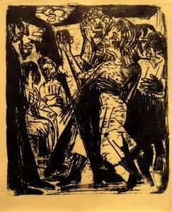 Pareja de campesinos bailando