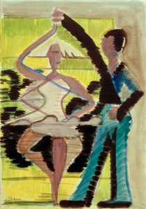 Pareja de baile de Ernst Ludwig Kirchner