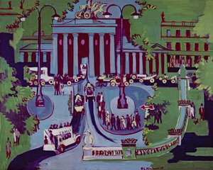 La Puerta de Brandeburgo, Berlín de Ernst Ludwig Kirchner