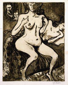 Dos mujeres, 1907 de Ernst Ludwig Kirchner