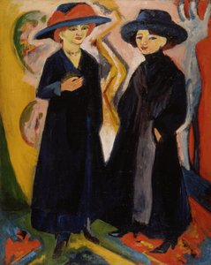 Dos mujeres de Ernst Ludwig Kirchner