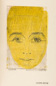 Umbra Vitae (cultura de la vida, retrato de Georg Heym) de Ernst Ludwig Kirchner