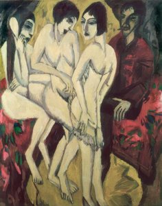 El juicio de Paris de Ernst Ludwig Kirchner