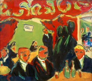 Taberna de vinos de Ernst Ludwig Kirchner