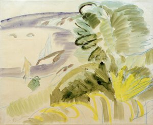 Playa blanca de Ernst Ludwig Kirchner