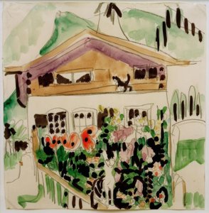 Casa Wildboden de Ernst Ludwig Kirchner