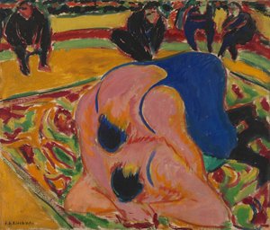 Wrestlers in a Circus
