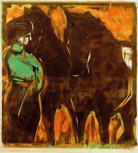 Escena de circo de Ernst Ludwig Kirchner