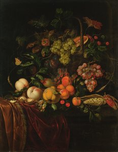 Naturaleza muerta con frutas de Ernst Stuven