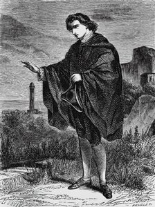 Ilustración de Entail, novela de Ernst Theodor Amadeus Hoffmann (1776-1822), grabado de Ernst Theodor Amadeus Hoffmann