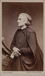 Retrato del compositor Franz Liszt 1811-1886 de Erwin Hanfstaengl
