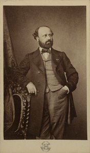 Retrato del compositor François Bazin de Erwin Hanfstaengl