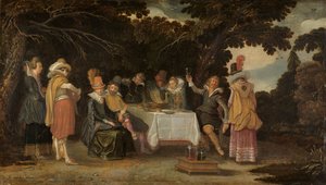 Una fiesta al aire libre de Esaias I van de Velde