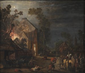 Un pueblo saqueado de noche