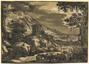 Paisaje arcádico de Esaias van de Velde