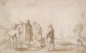 Pescaderos en la playa