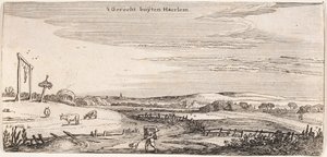Colina de la horca cerca de Haarlem de Esaias van de Velde
