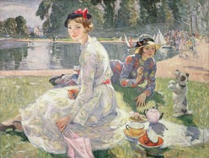 El estanque redondo, Kensington Gardens, 1934