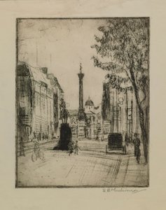 Vista de Trafalgar Square de Esther Blaikie MacKinnon
