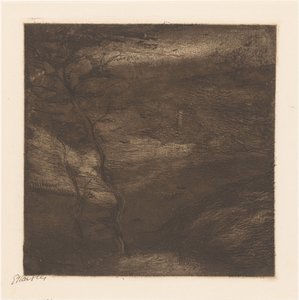 Tarde en los Pirineos (título original del objeto) de Etha Fles (signed by artist)