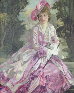 Adelaide Stanley como Kate (óleo sobre lienzo) de Ethel Gabain