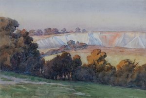 Cantera de Coulsdon desde Farthing Downs