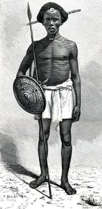 Guerrero somalí del clan Ouadan