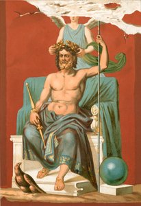 Zeus coronado por la Victoria