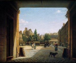 El patio del Instituto de Francia, 1825-62