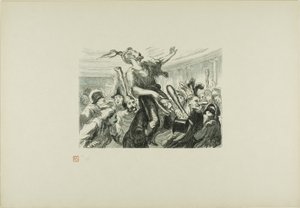 En el Baile de la Ópera - Cuaresma - ¡Viva el público elegantemente vestido! de Etienne Carjat