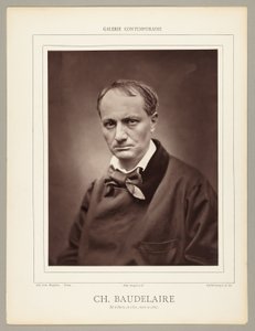 Charles Baudelaire (poeta, crítico y escritor francés, 1821-1867) de Etienne Carjat