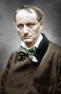 Charles Baudelaire, c.1866 (foto coloreada a mano) de Etienne Carjat