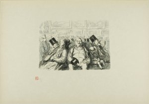 París, La gran exposición de Arte: En el Gran Salón, Un momento de reflexión de Etienne Carjat