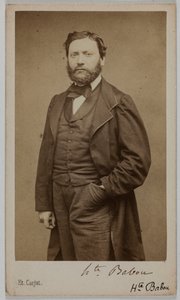 Retrato de Hippolyte Babou (o Jean-sans-Peur), (1824-1878), (hombre de letras) de Etienne Carjat