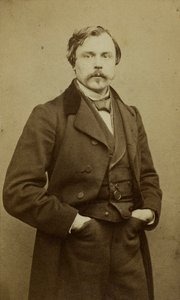 Retrato de Edmond Huot de Goncourt 1822-1896 de Etienne Carjat