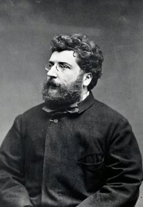 Retrato del compositor y pianista francés Georges Bizet (París de Etienne Carjat