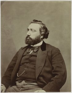 Retrato del Primer Ministro de Francia Léon Gambetta de Etienne Carjat