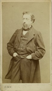 Retrato del compositor François-Auguste Gevaert 1828-1908, c. 1870 de Etienne Carjat