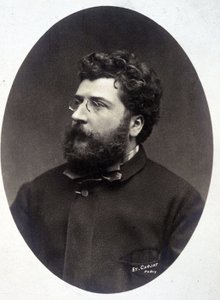 Retrato del compositor Georges Bizet de Etienne Carjat