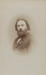 Retrato del pianista y compositor Émile Prudent
