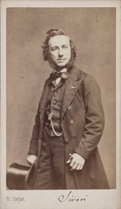 Retrato del violinista y compositor Camillo Sivori 1815-1894