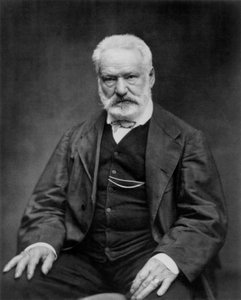 Victor Hugo, poeta y novelista francés, aquí en 1876 (foto b/n)