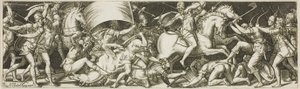 Batalla de Caballeros e Infantería de Etienne Delaune