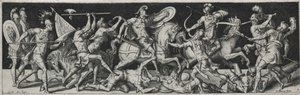 Combates y triunfos, probablemente 1560s de Etienne Delaune
