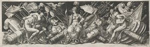Combates y triunfos, probablemente 1560s de Etienne Delaune