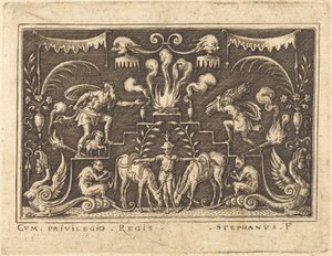 Sacrificio de Abraham de Etienne Delaune