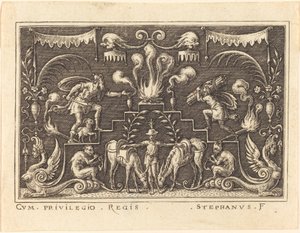 El sacrificio de Abraham de Etienne Delaune